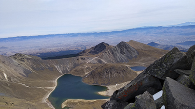 Panoramica desde la cima del Nevado de Toluca